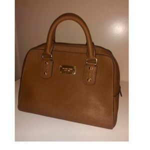 Brown Michael Kors Medium Size Crossbody Purse